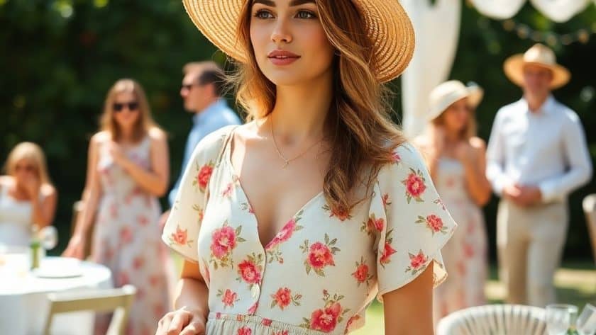 cottagecore garden party outfit