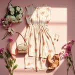 spring brunch florals outfit