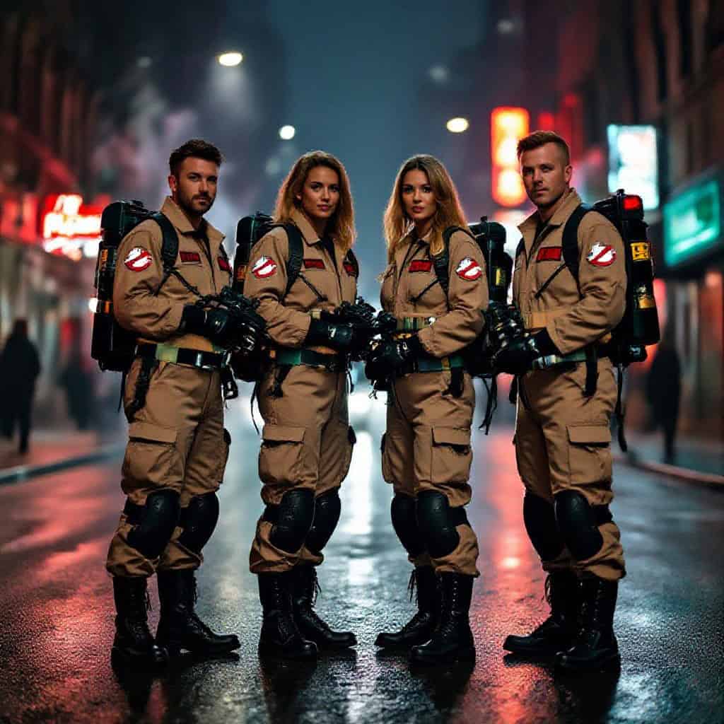 four person halloween costumes